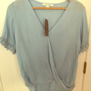 Brand New Francesca Top Miami Sky Blue Size S